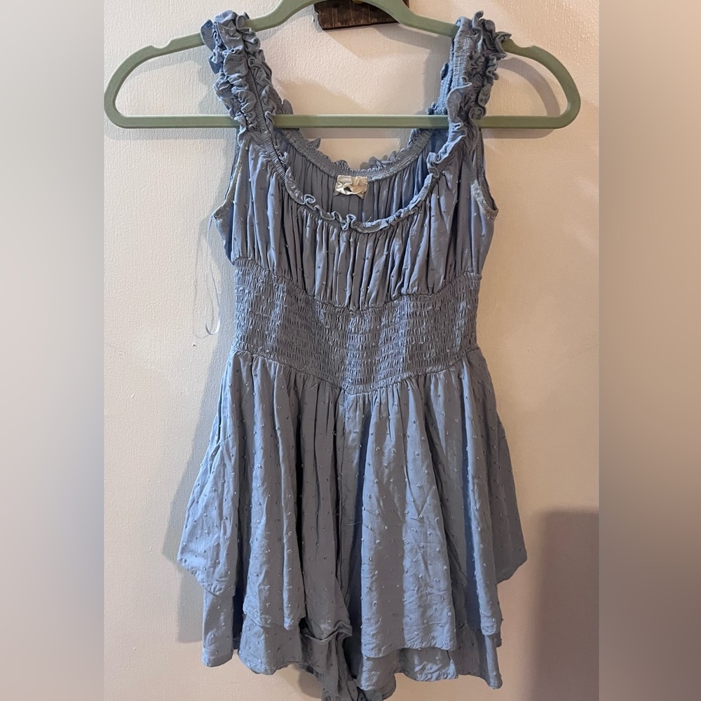 Urban Outfitters Rosie Smocked Romper